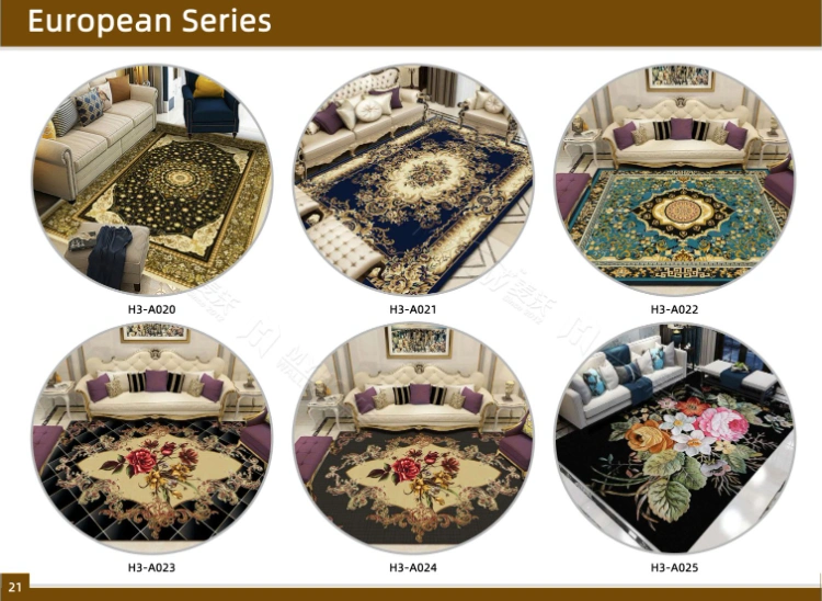 Europe Type Style Living Room Soft Carpet Floor Mat