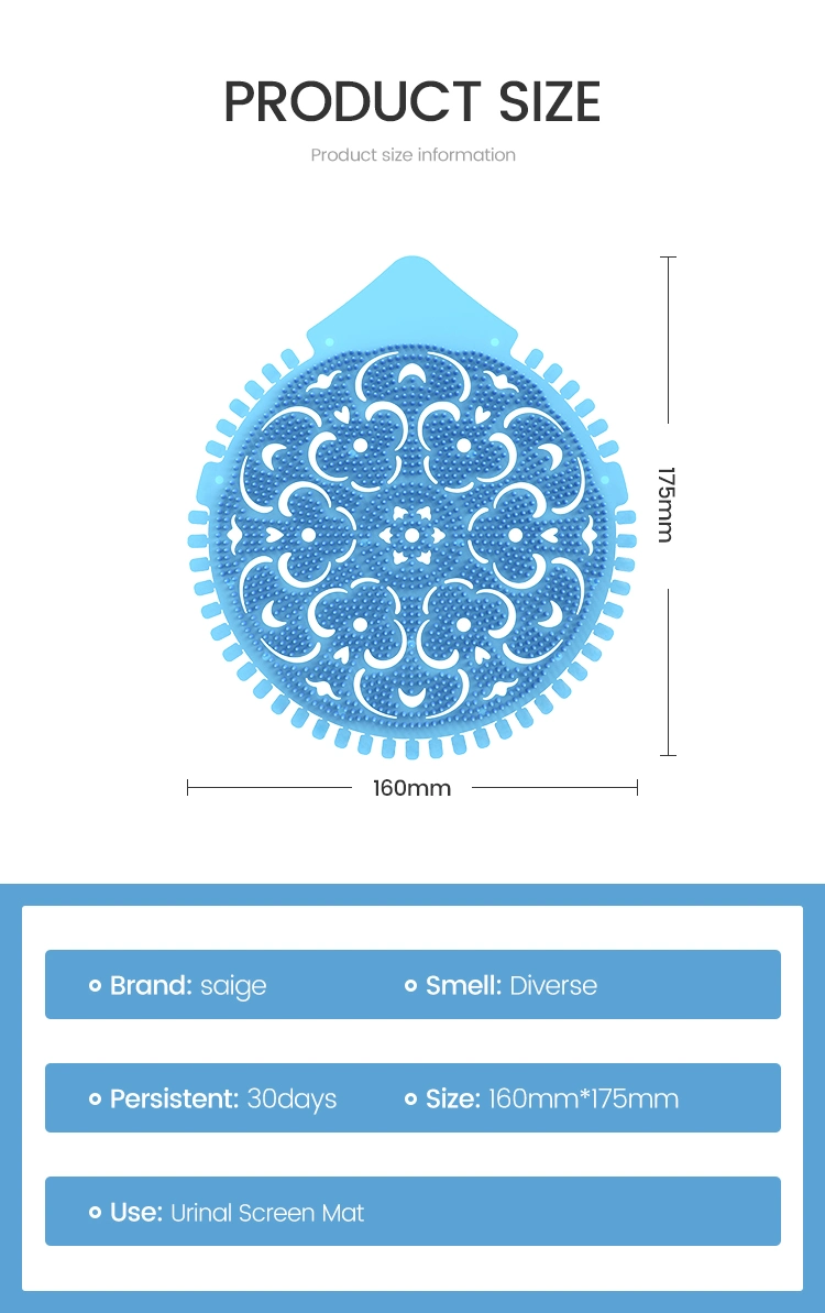 30days Urinal Screen Splash Mats with Customized Logo