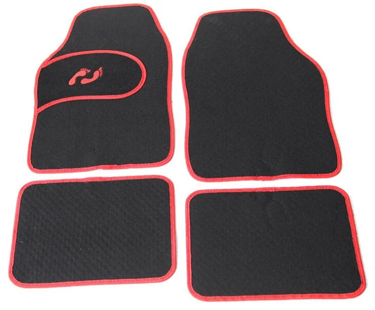 4PCS/Set Universal Car Floor Mats Antislip PVC Leather