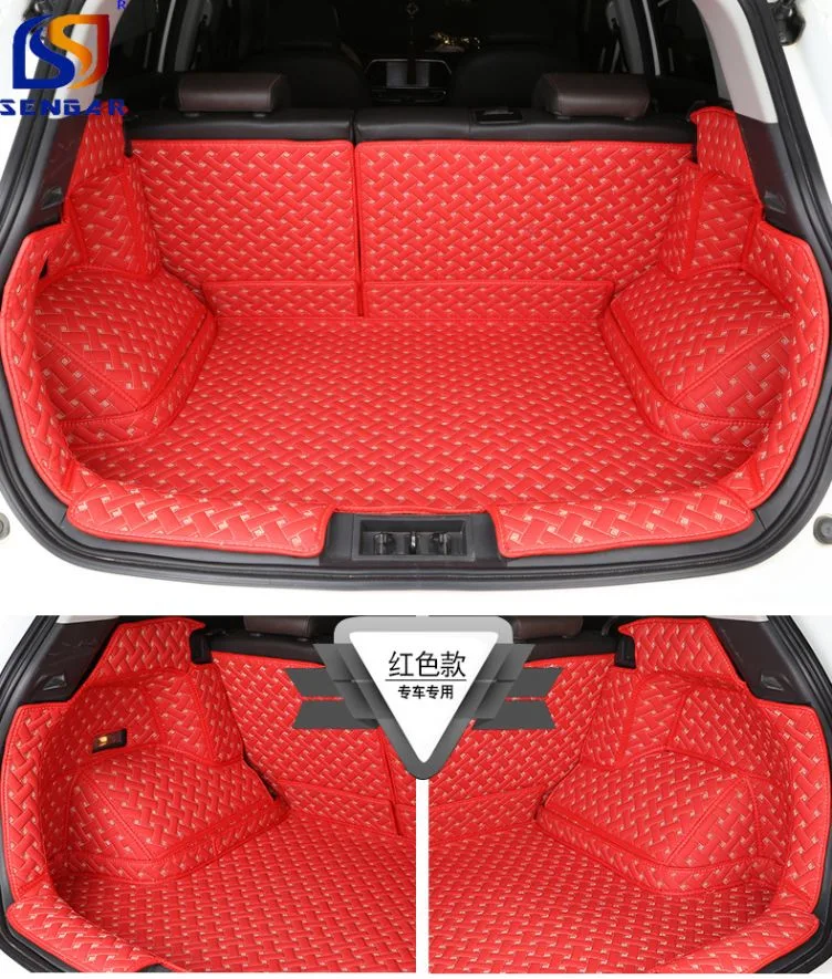 All Weather Customized Universal Leather 3D 5D Car Trunk Mats