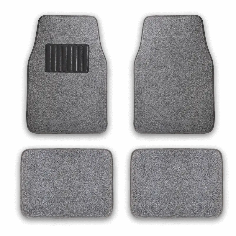 Carpet Car Floor Mats Fits Most Cars, Suvs and Trucks with Heel Pad Deluxe
