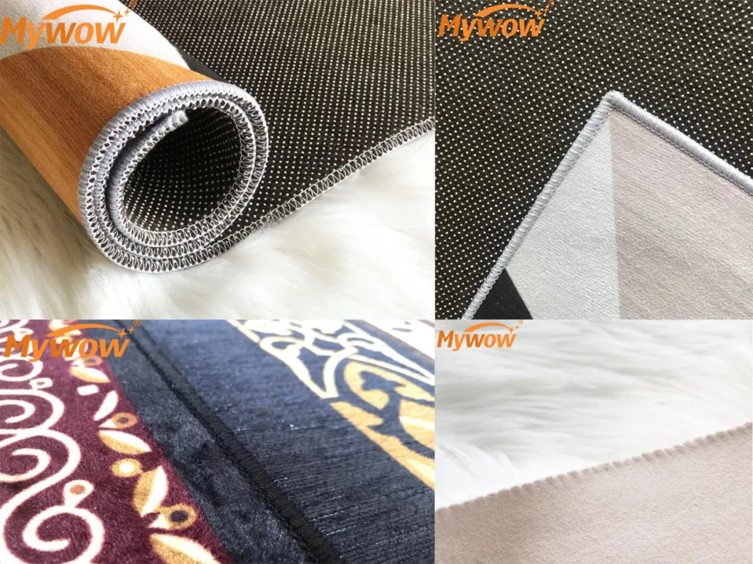 MyWow Soft Modern Rug Mat for Bedroom&#160; Living Room
