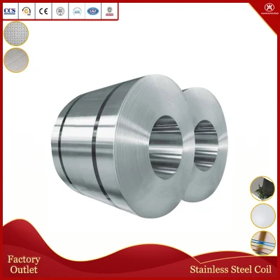 Tisco AISI SUS AISI 2b Ba Hl 8K Mirror Ss 430 410 420 SUS304 304L 202 321 316 316L 201 304 309S 310S Build Material Cold Rolled Metal Stainless Steel Roll Coil