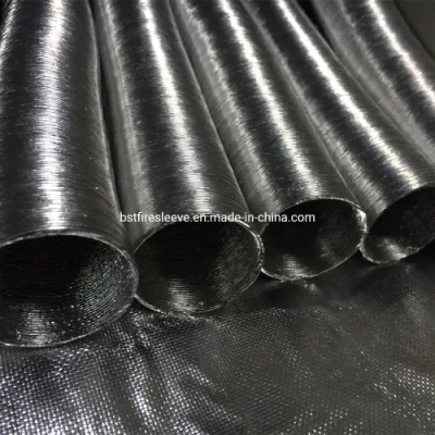 Automotive Rubber Hose Wire Harness Exhaust Pipe High Temperature Insulation Thermal Resistant Corrugated Flexible Aluminium Protection Tube