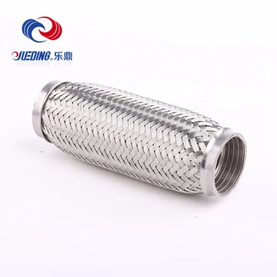2.5 Inch Diameter Exhaust Braided Inner Flex Extension Pipe Connector Tube