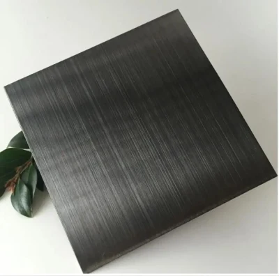 Sandblasted Finish Grade 304 316 201 PVD Color Metal Stainless Steel Sheet Ss Plate for Decoration
