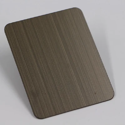 AISI ASTM 201 304 Brushed Smooth Surface PVD Decorative Stainless Steel Plate