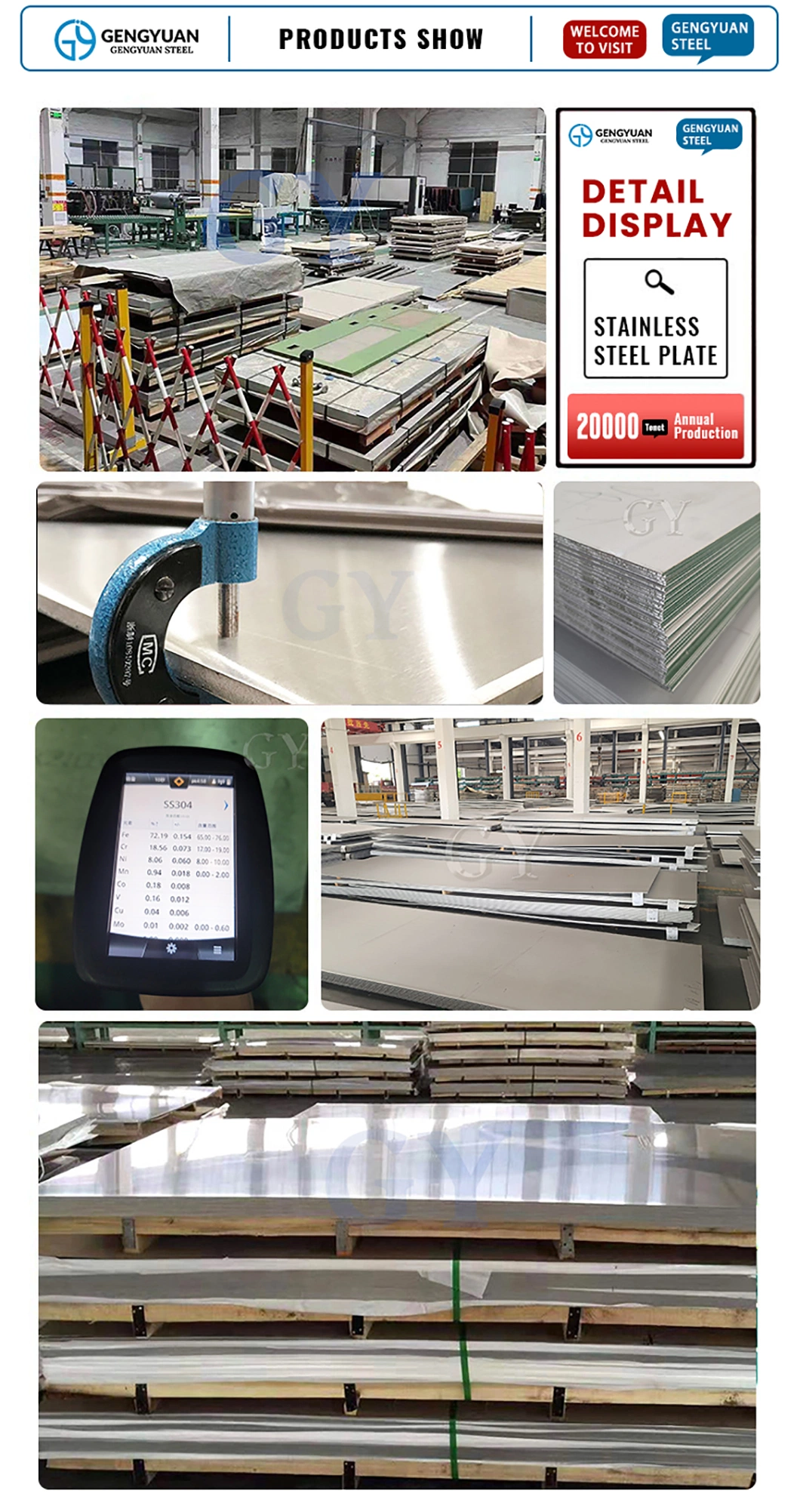 New Product Promotion 0.3mm 0.5mm Thickness Ss Sheet 2b Surface 304 SUS304 1.4301 X5crni18-9 Stainless Steel Sheet