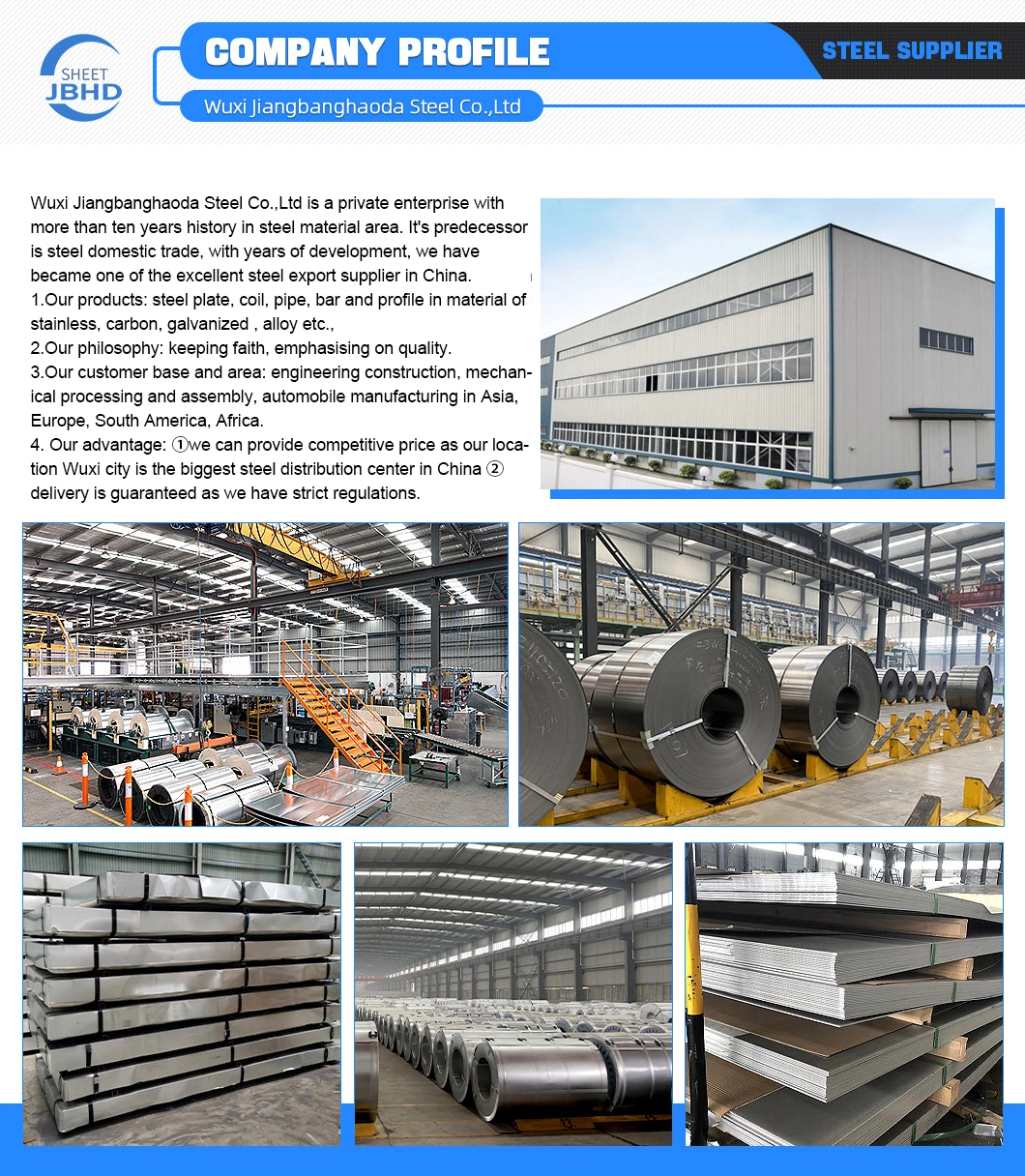 China Cold Rolled 2b Finish Stainless Steel Coil 201 304 316 0.8mm 1.2mm 2mm Thickness Prime Hot Rolled Steel Sheets in Coil