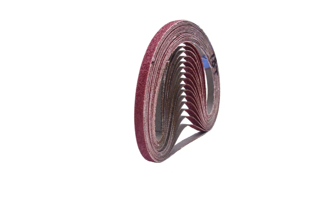 Aluminium Oxide Abrasive Belts for Polishing Wood Stainless Steel Metal Surface Grinding and Rust Removing