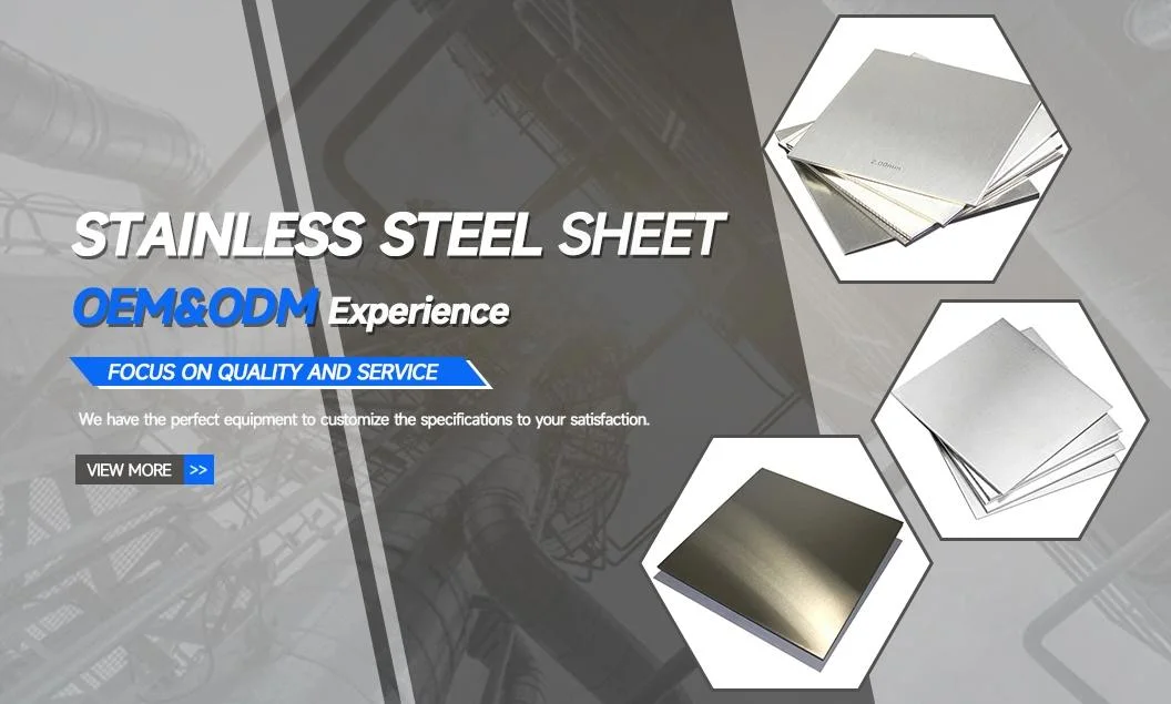 Factory Ss Plate ASTM 201 304 316 316L 410 420 430 Hot Cold Rolled No. 1 2b Ba No. 4 Hl Brushed Mirror Polished Stainless Steel Sheet