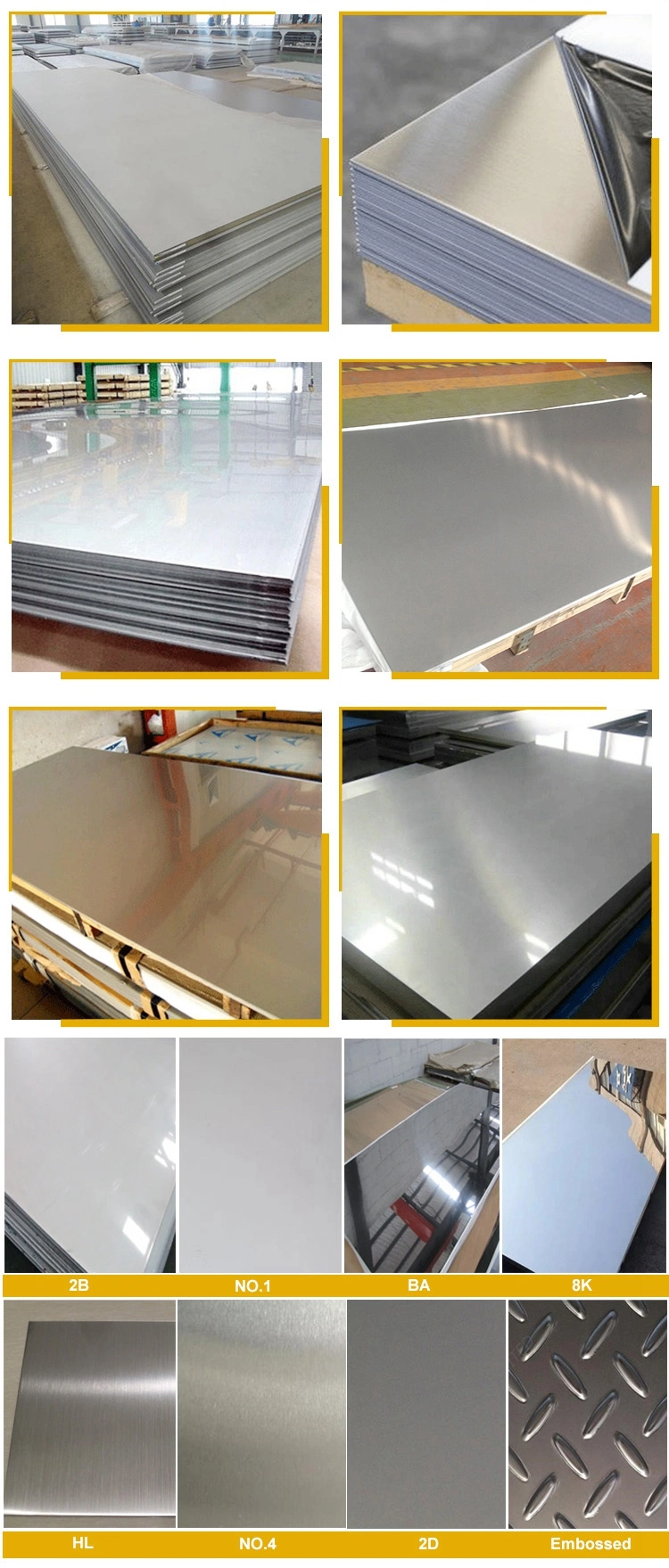 Factory Price Hot/Cold Rolled Stainless Steel Sheet SUS 201 304 316 304L 316L Ss Plate