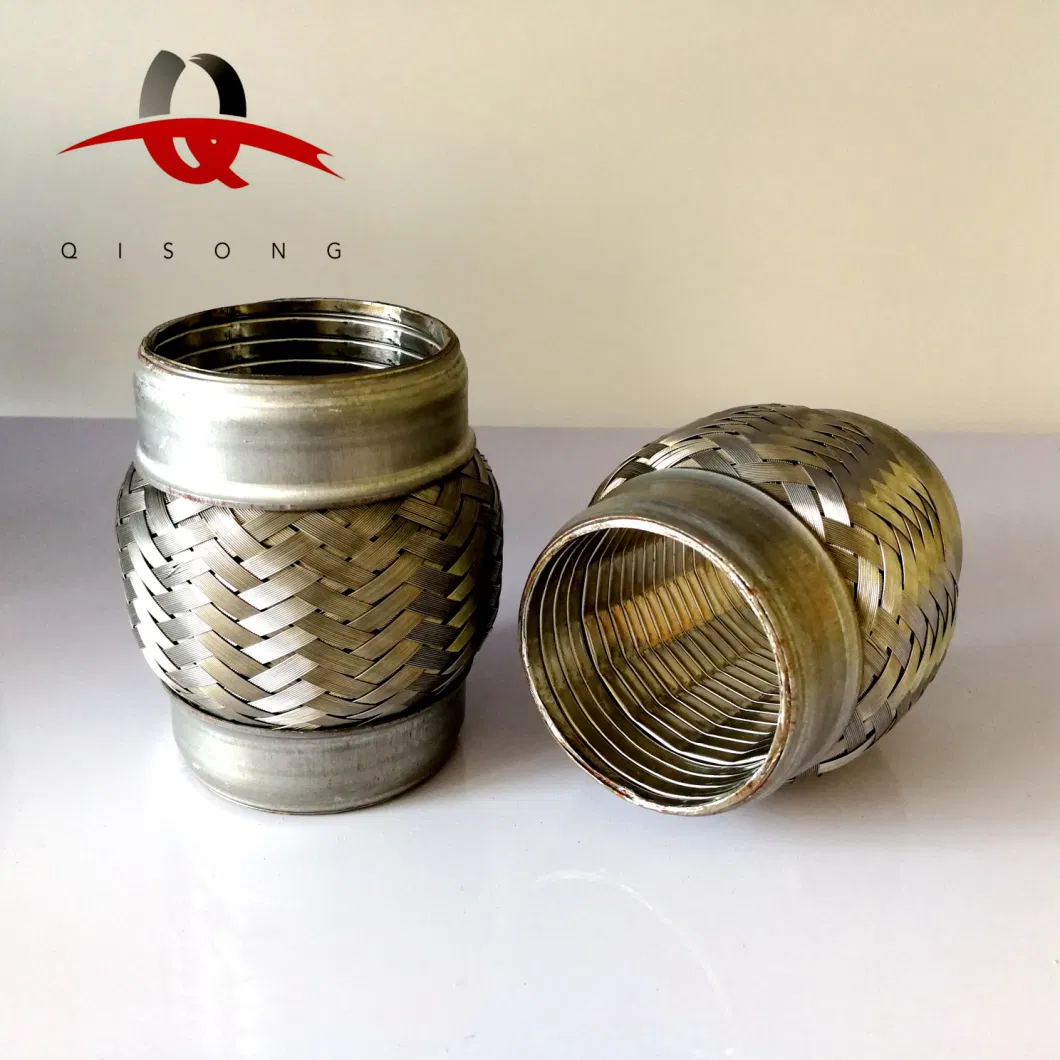 [Qisong] High Quality Auto Parts Qiauts Exhaust Flexible Pipes Corrugated Pipes