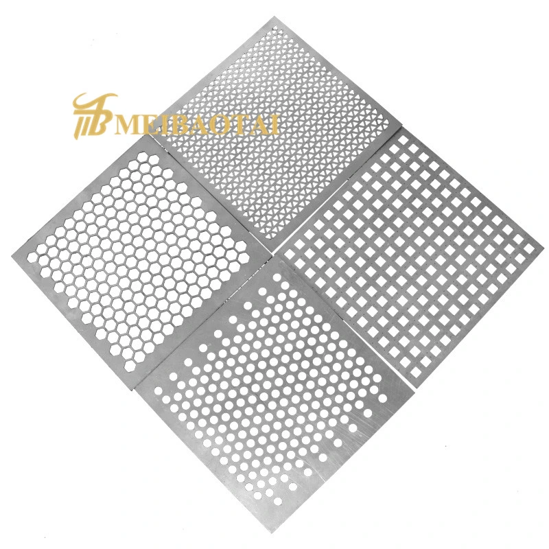 1.0mm Slot Perforated Sheet Checker Plate 201 Stainless Steel Sheet