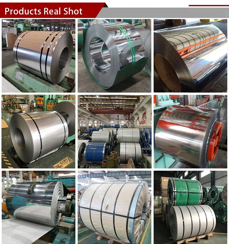 Factory ASTM JIS SUS 201 202 301 304 304L 316 316L 310 321 410 430 Stainless Steel Coil Roll 0.1mm~50mm Stainless Steel Strip