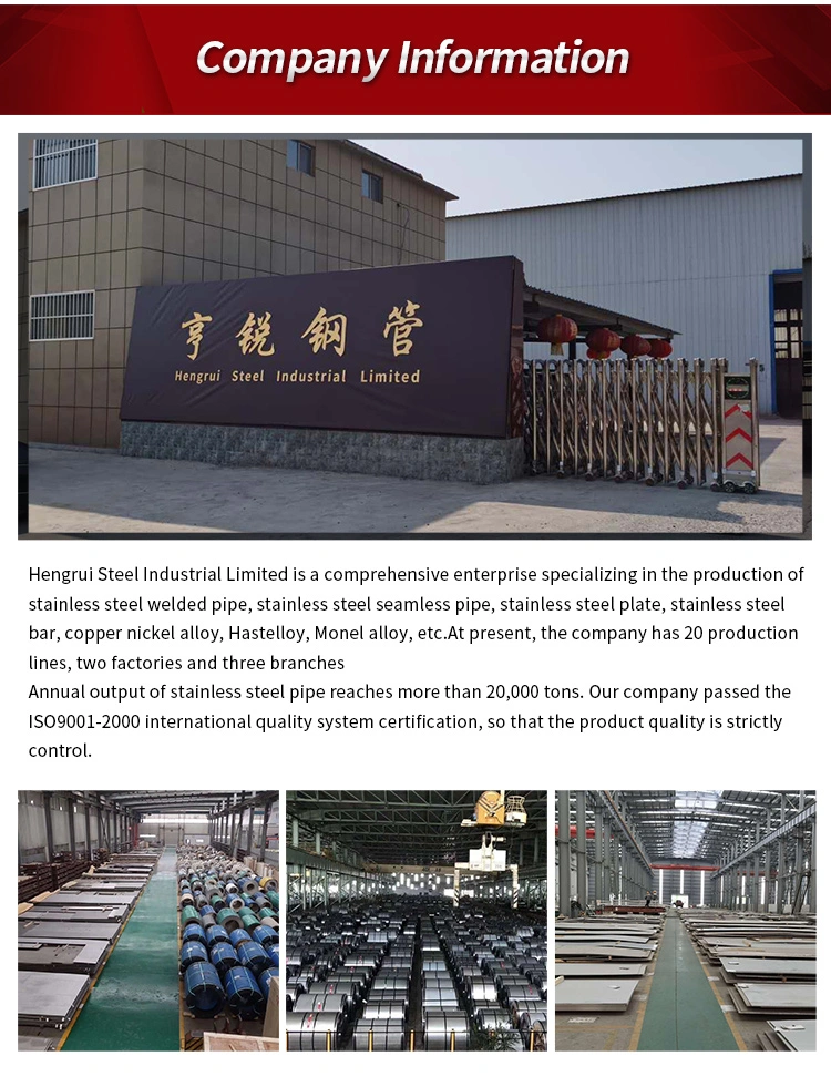 Chinese Factory Supply Price No. 1 2b Ba 8K/ No. 4 Hl 2D Stainless Steel Coil Building House Materials 201 202 301 304 304L 309 316 316L Steel Strip/Wire/Coil