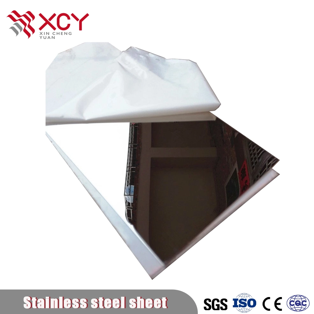 8K Mirror Surface Stainless Steel Sheets 0.5 mm for Wall Decoration