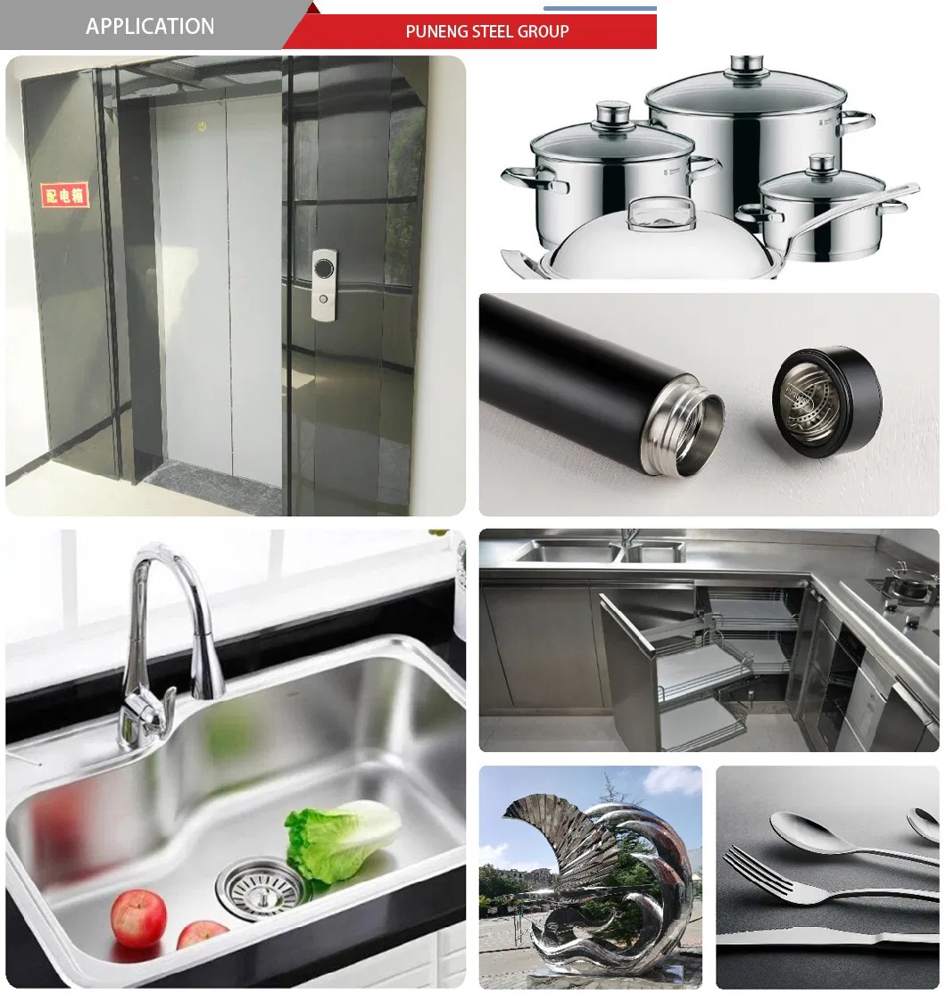 ASTM AISI 201 304 316L 310S 409L 420 430 431 434 439 304 316 No. 1/2b/Ba/No. 4/Brushed/8K Mirror Stainless Steel Coil Price