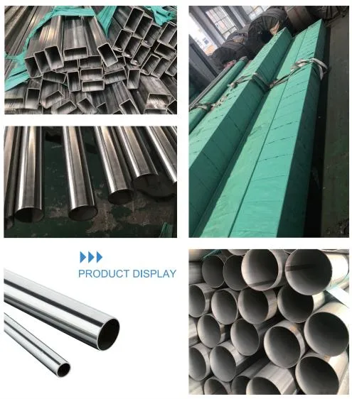 Raw Material Checking Stainless Steel Pipe/Tube 201 304 304L 316 316L 301 321 410 420 441439 409L with Lower Price