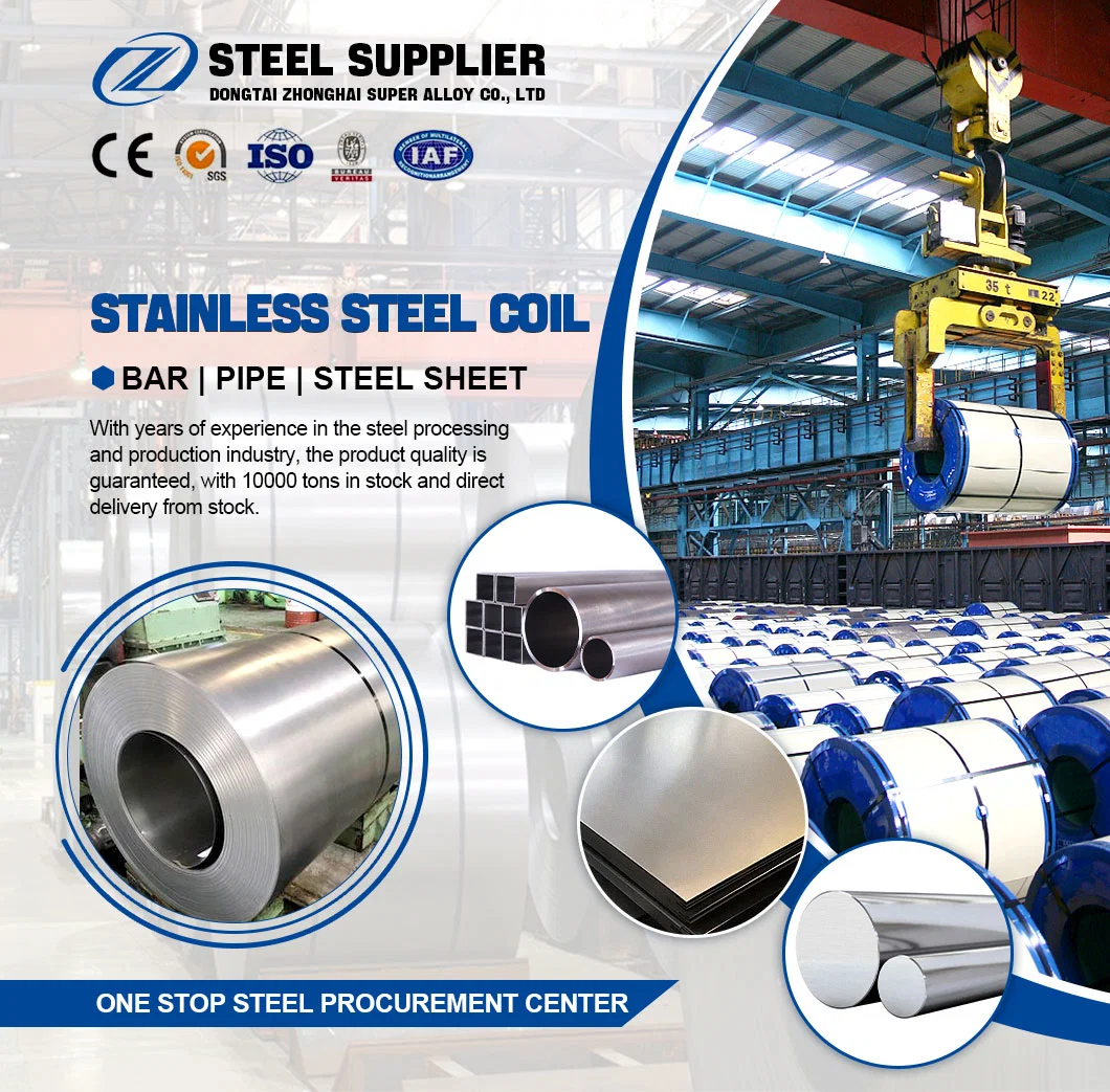 Factory Direct Sales Cold Rolled Steel Coil AISI Ss SUS 201 304 310S 301 316 410s 304L Stainless Steel Coil