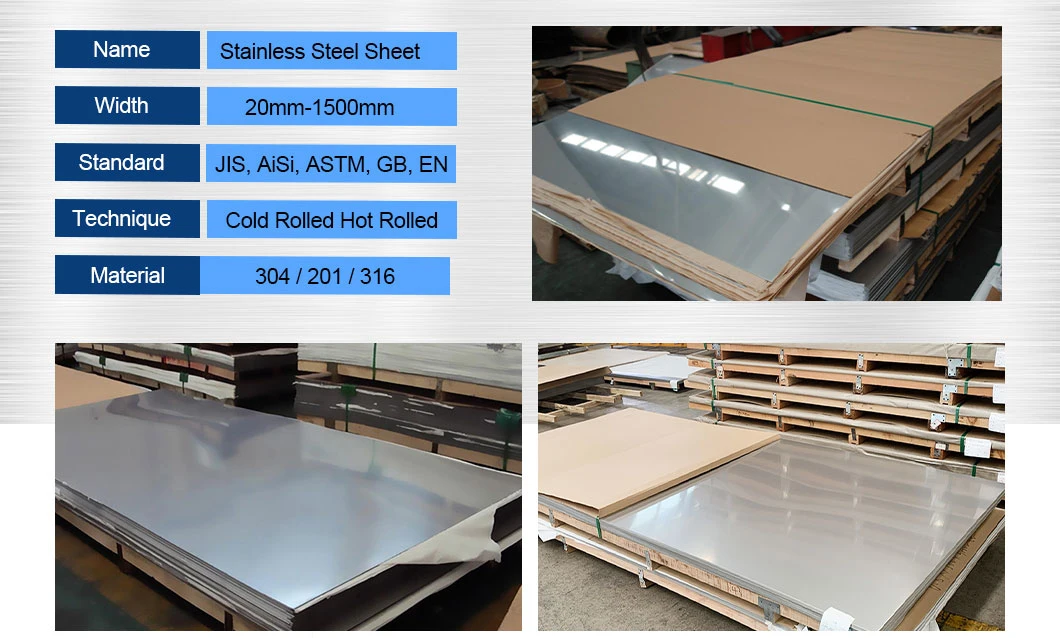 Ba Surface Perforated ASTM SUS 201 A240 304 316 321 904L 2205 2507 Cold Rolled Stainelss Steel Plate/Sheet