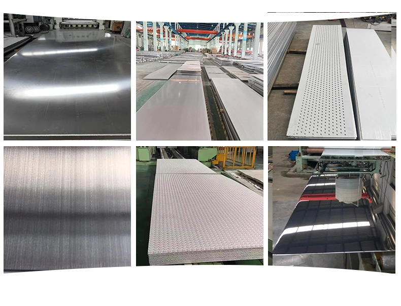 High Strength Hot/Cold Rolled ASTM 201 202 301 304 309S 310S 321 317L 316 430 2b/No. 1/Ba/No. 4/8K/Hl/Mirror/Brushed/Perforated/Embossed Stainless Steel Plate