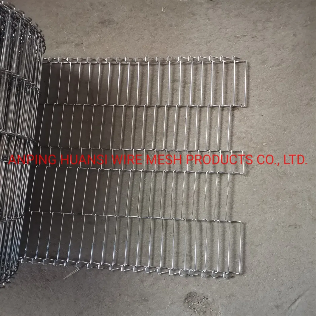 Stainless Steel Wire Mesh Belt/ Flat Flex Conveyor Belt for Food Processing