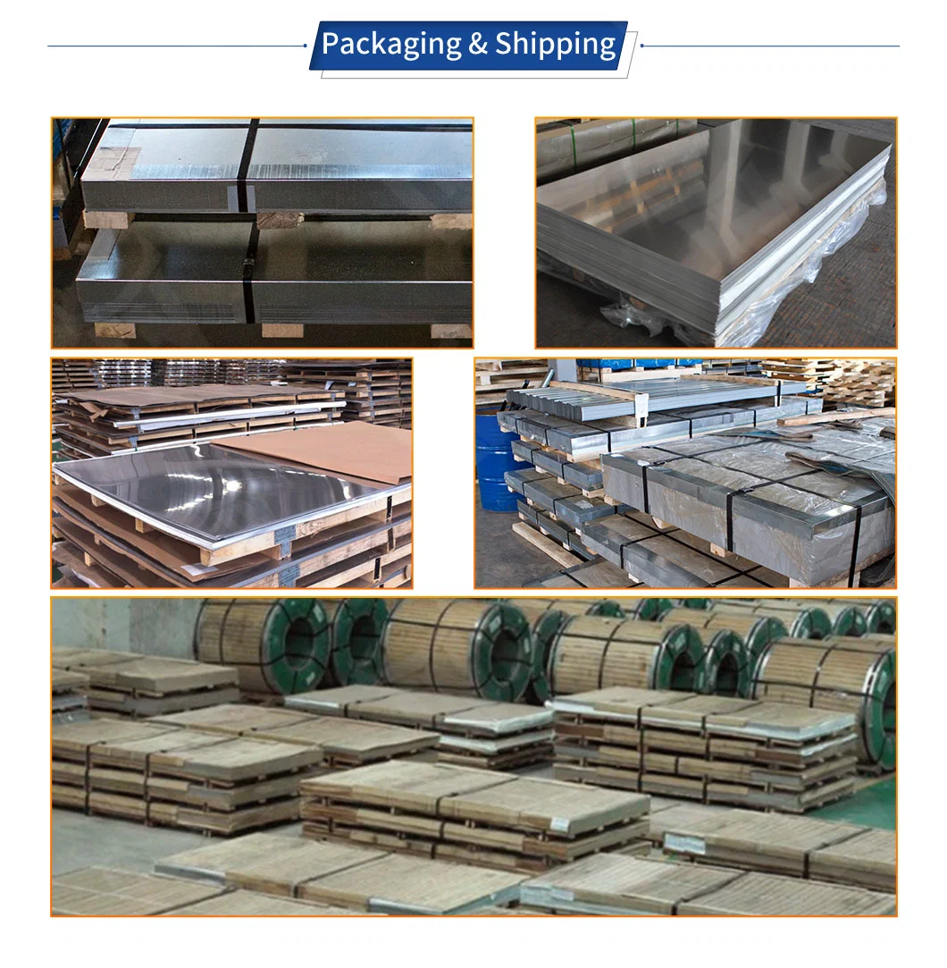 China Factory Steel Manufacturing Metal Plate ASTM AISI Hot Sale Cold Rolled310s/317L/347/201/904L/316/321/304 Stainless Steel Plate/Sheet
