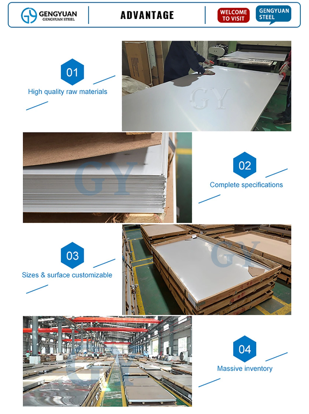 New Product Promotion 0.3mm 0.5mm Thickness Ss Sheet 2b Surface 304 SUS304 1.4301 X5crni18-9 Stainless Steel Sheet