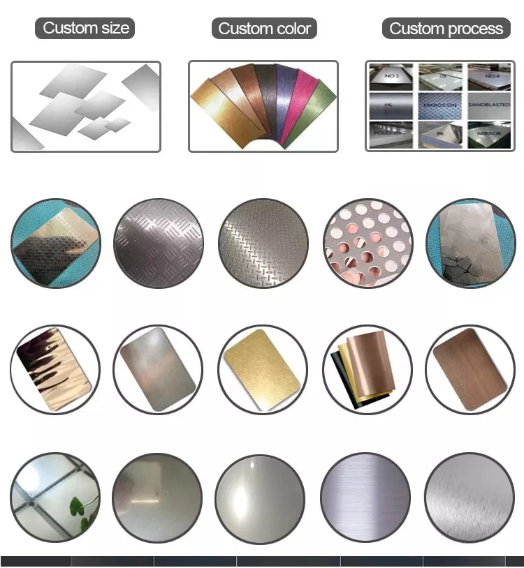 No. 1 2b Hot Rolled Stainless Steel Sheet Metal Plate Price Per Kg AISI 430 410 409L 321 310S 316 304 304L 301 201