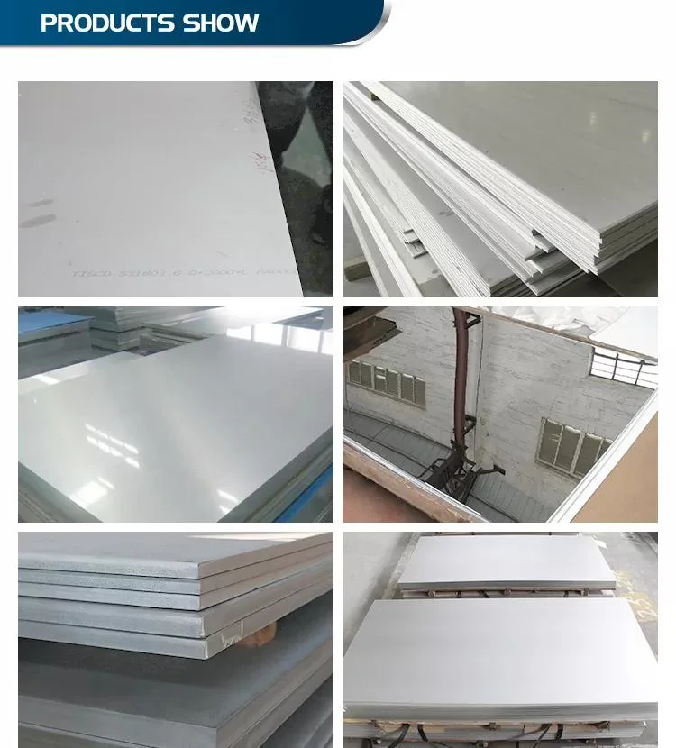 Sheet 4X8 FT Ss 201 202 304 316 316L 321 310S 409 430 904L 304L Stainless Steel Plate Ba 2b 8K Mirror Gold Stainless Steel Sheet Plate