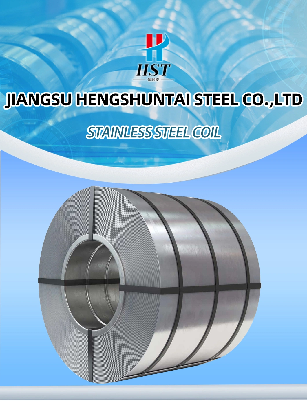 ASTM A240 Hot/Cold Rolled AISI/SUS/201/304/316L/310S/321/409L/420/430/431/434/436L/439 Stainless Steel Coil