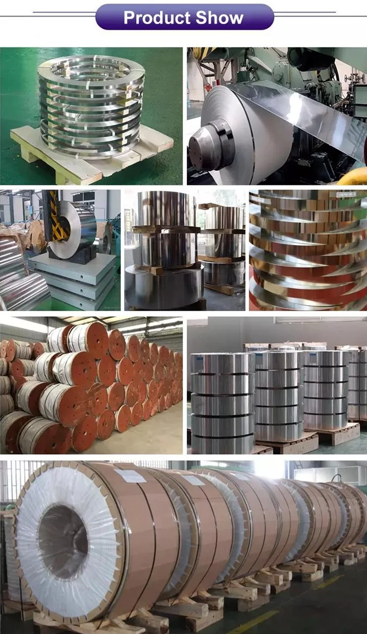 Manufacturer ASTM AISI SUS Grade Ss 201 202 301 304 304L 316 317 410 420 430 Cold Rolled Stainless Steel Sheet Coil Strip for Decoration Pipe and Precision Ele