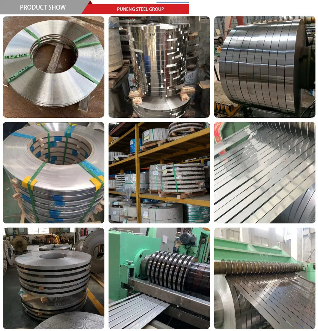 Large Supplying AISI JIS ASTM 201 202 304 316 316L 410 430 Strip 0.1mm 0.5mm Stainless Steel Coil Ss Strips
