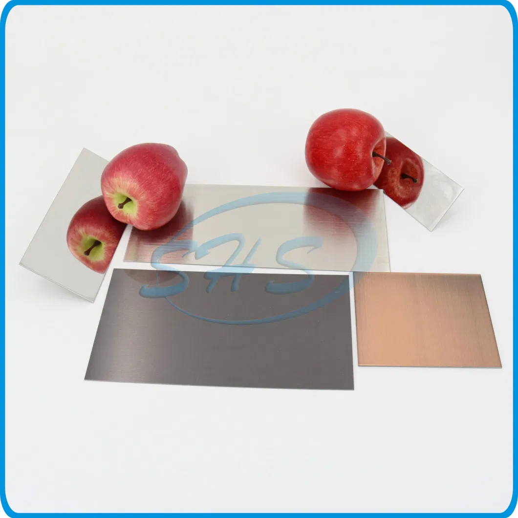 AISI 201 304 316 316L 430 Grades Stainless Steel Sheets with Different Surfaces