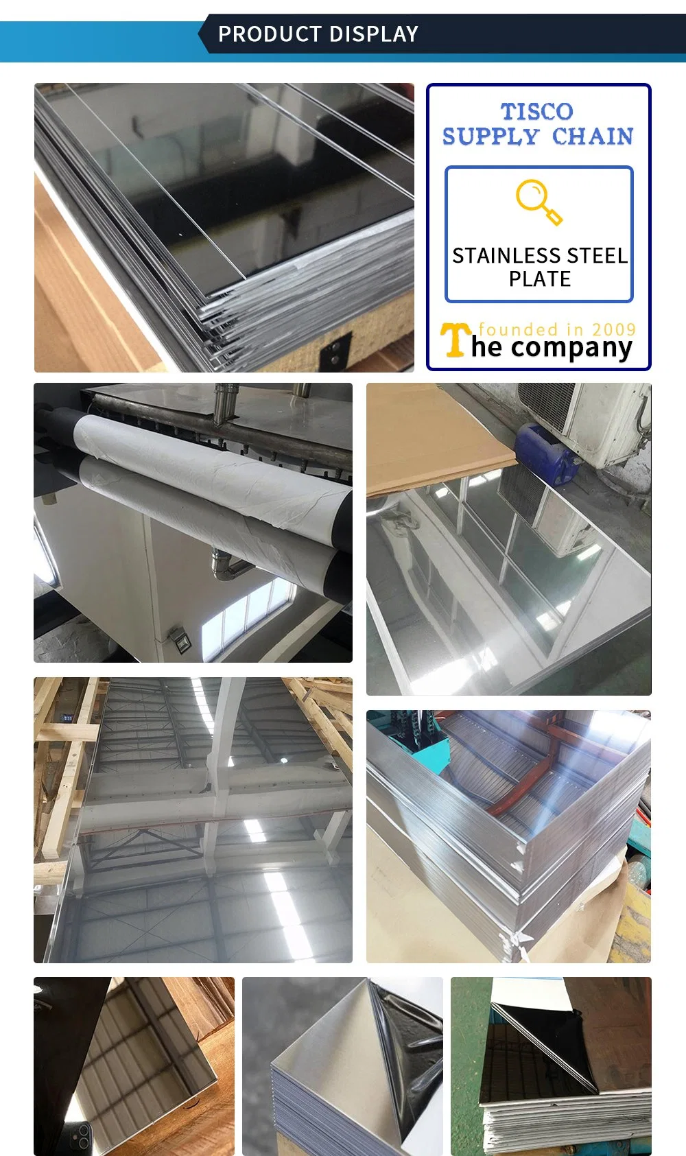 Wholesale Cheap Ss High Quality 2mm 301 304 304L 316L Stainless Steel Sheet/Stainless Steel Plate