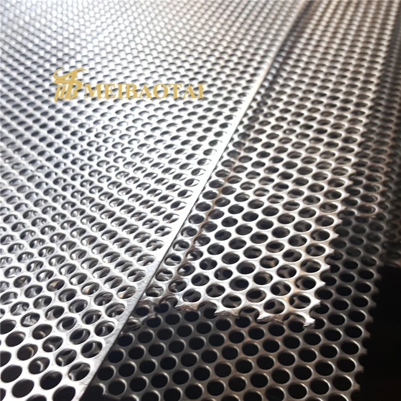 1.0mm Slot Perforated Sheet Checker Plate 201 Stainless Steel Sheet