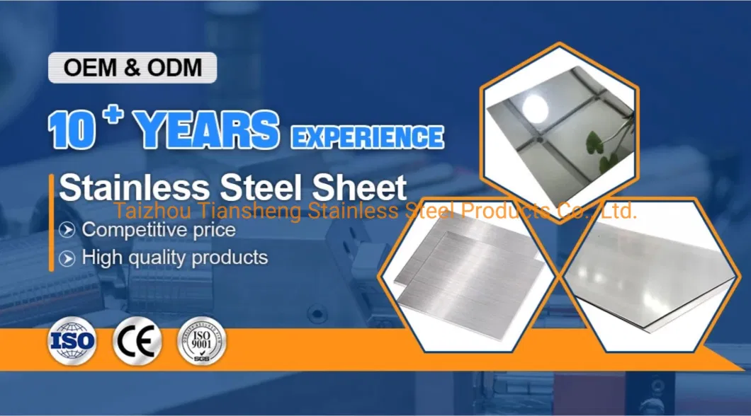 430 1.4016 SUS430 2b Ba 8K Mirror Polished Finish Stainless Steel Sheet