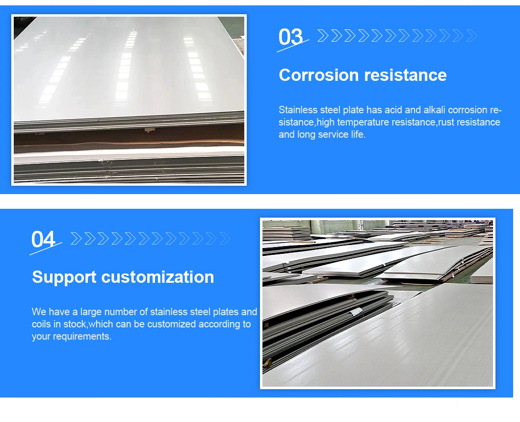 201 A240 304 316 1mm Cold Rolled Stainelss Steel Plate Sheet