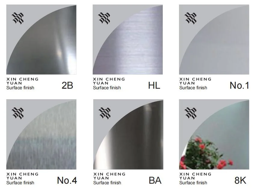 8K Mirror Surface Stainless Steel Sheets 0.5 mm for Wall Decoration