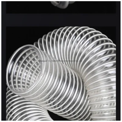100 mm, 200 mm de conductos flexibles de PVC reforzados Dynomax tubo Tubo de escape flexible