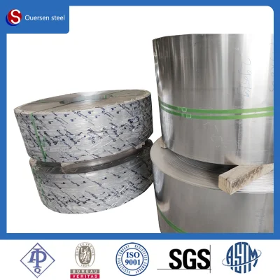 AISI 201 202 301 304 310 316 316L Superficie 2b, Ba, el indicador, Nº 4, 8K, laminado en frío, acabado de espejo/banda de acero inoxidable laminado en caliente