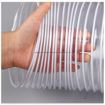 100 mm, 200 mm de conductos flexibles de PVC reforzados Dynomax tubo Tubo de escape flexible