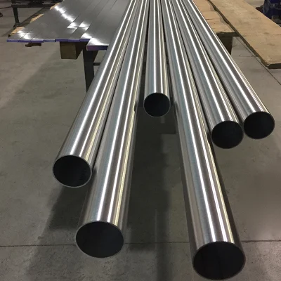 Tubo de acero inoxidable cromado 201 ASTM 400 serie 25mm 316L 303 304 316 Acero ovalado redondo