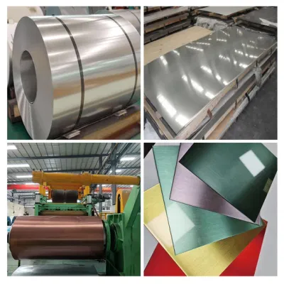 Fabricante de la bobina de acero inoxidable 316 430 410 304 304L 310S 321 316L 309S Duplex 2205 Hoja de acero inoxidable espejo nº 4 Ba 2b de la bobina de la placa de Ss para la decoración