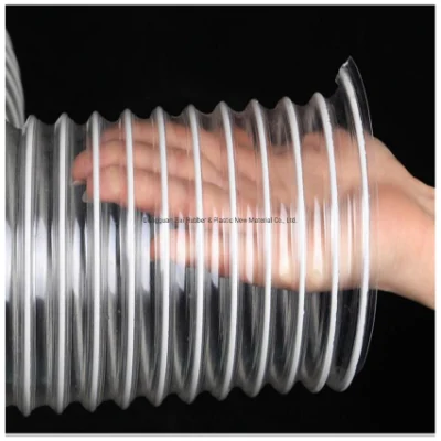 100 mm, 200 mm de conductos flexibles de PVC reforzados Dynomax tubo Tubo de escape flexible