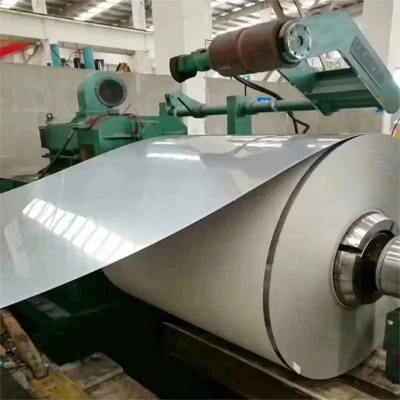 302 HR 304L 410 Ss430 Ba acabado laminado en caliente frío Bobina de chapa de acero inoxidable enrollada