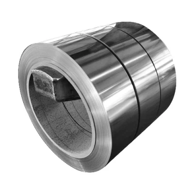 ASTM fábrica JIS SUS 201 202 301 304 304L 316 310 410 430 316L de la bobina de acero inoxidable de 0,3 mm con 6mm aprox.