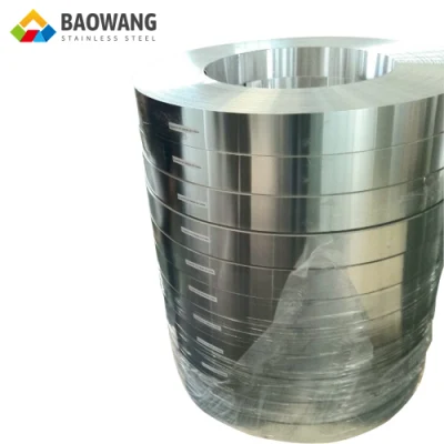  Construcción materia prima AISI JIS sus 304 316L 321 inoxidable Banda de acero Slit 45mm Anchura