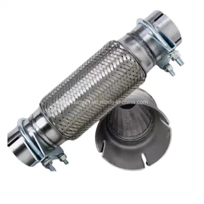  Tubo de unión flexible soldado de acero inoxidable para escape de automóvil.